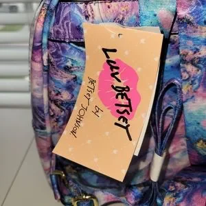 Betsey Johnson Jewel Tone Marble Backpack Betsey Johnson Jewel Tone Marble Backpack New | Mercari main image 3